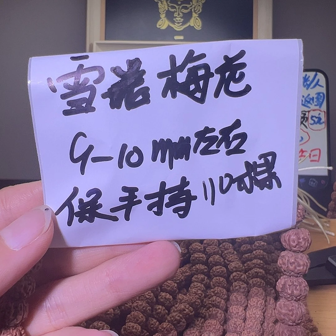 金刚菩提手串雪花梅花9-10MM保手持