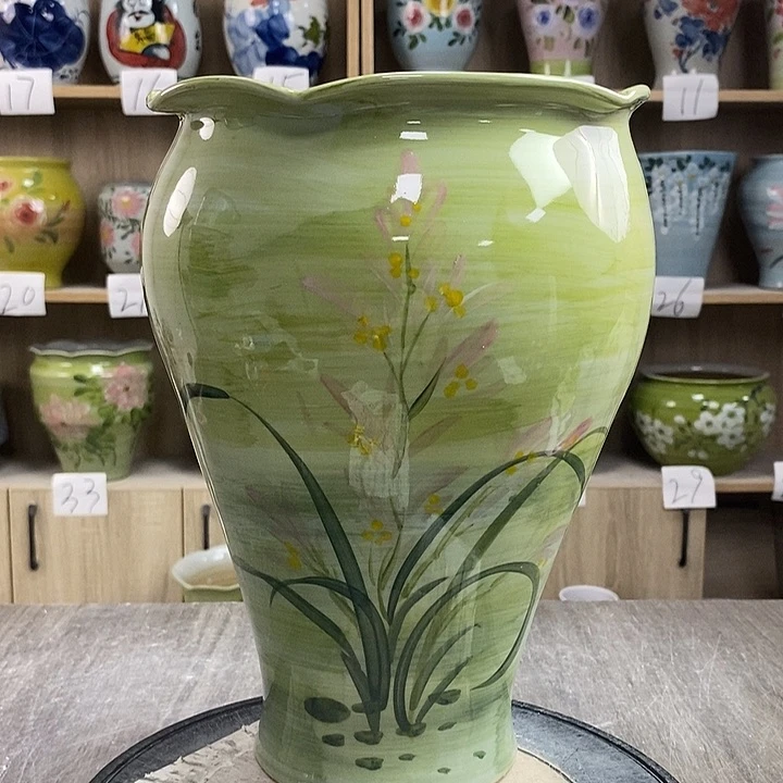 摆件15xc景德镇陶瓷花盆