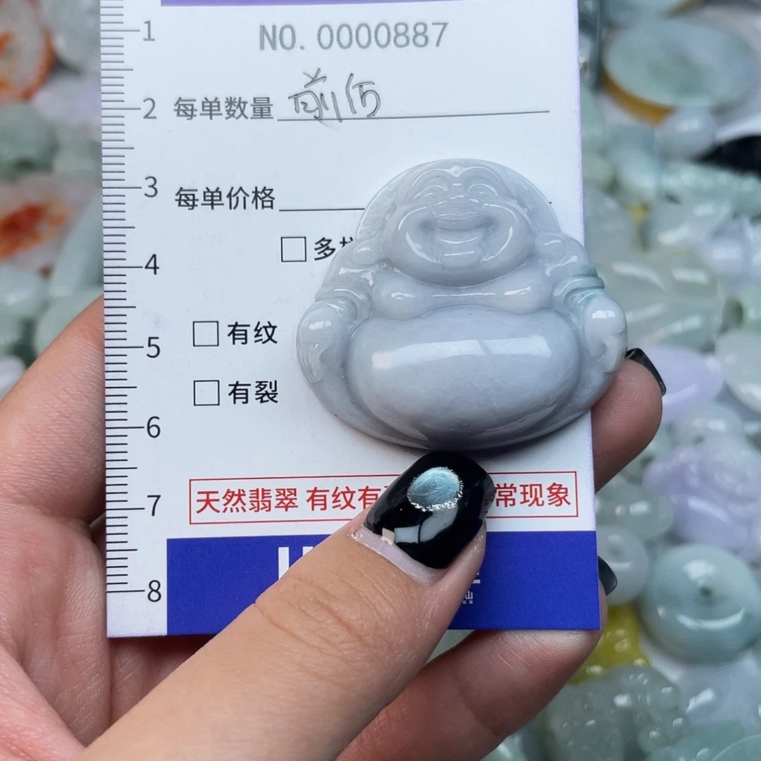 翡翠未镶嵌颈饰887