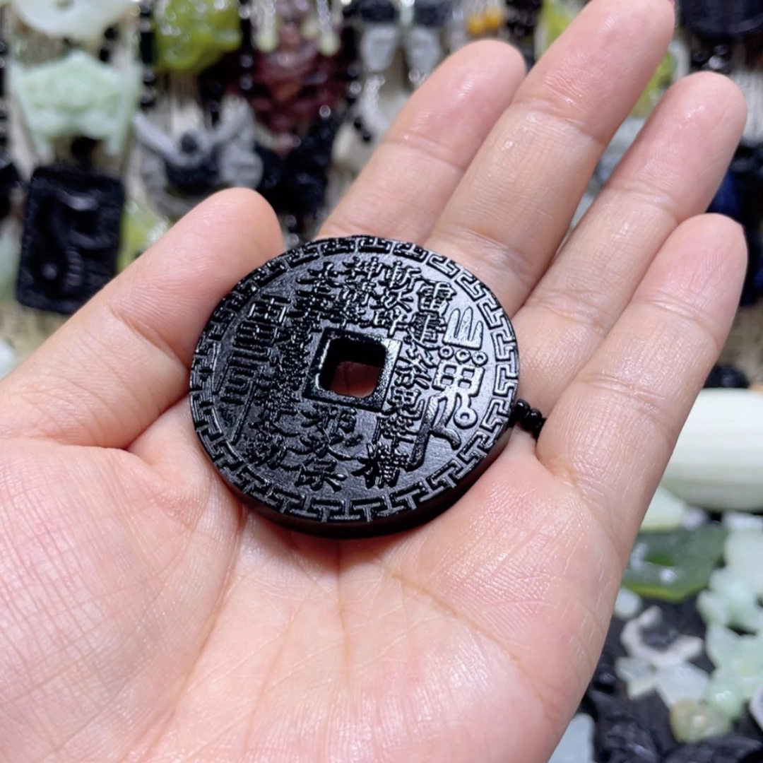 【闪购商品】岫玉未镶嵌颈饰99吊坠