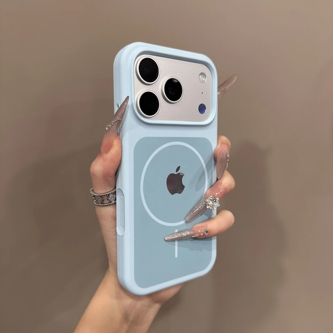 新款液态硅胶适用苹果17promax手机壳时尚iPhone16磁吸15气质14女