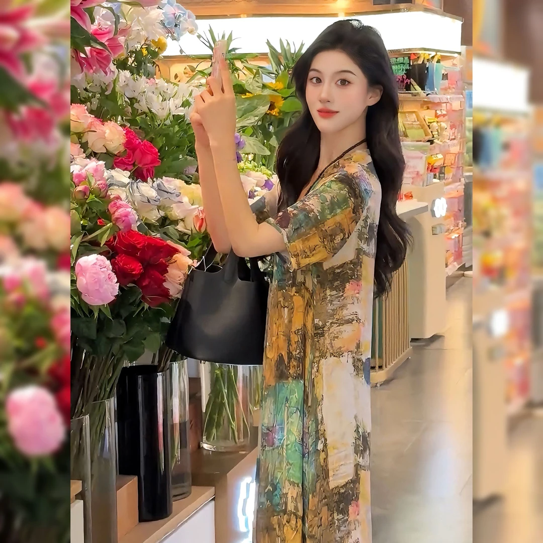 Linda姐高端线【尤莱特】新款时尚气质轻奢女装连衣裙AS4LYH1289