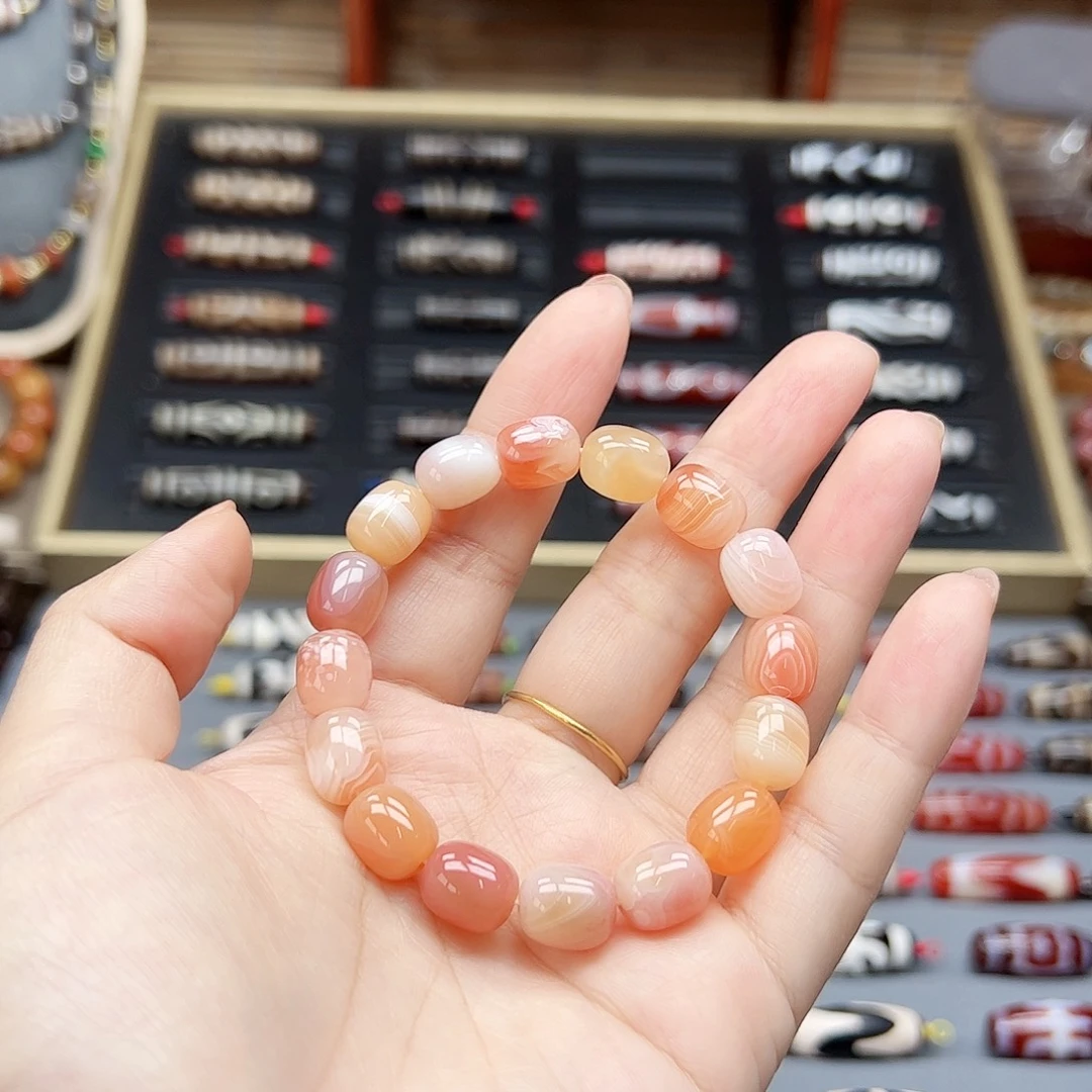 玛瑙/玉髓合金颈饰