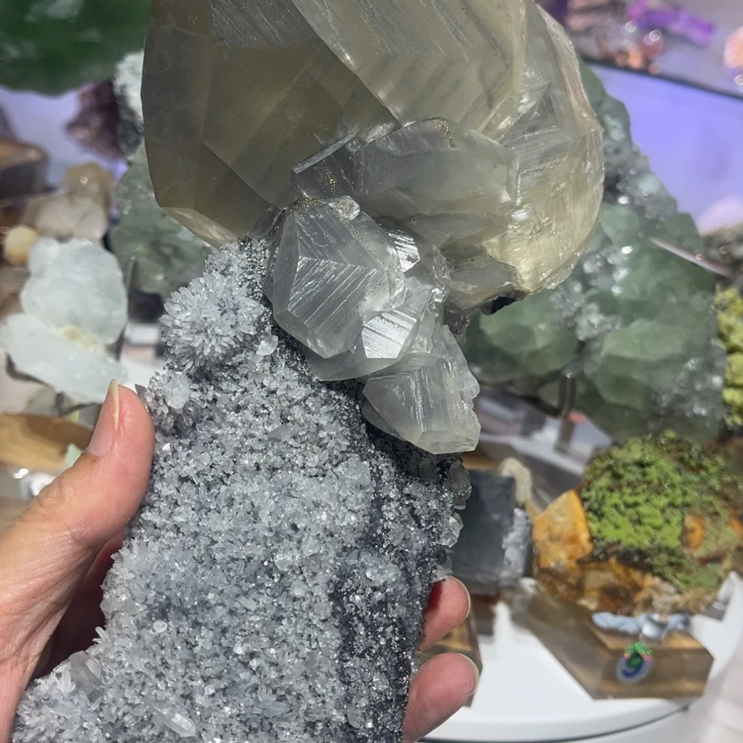 石材矿物晶体摆件