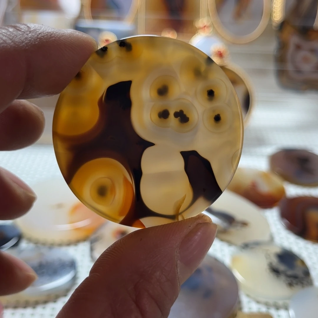 玛瑙/玉髓合金颈饰