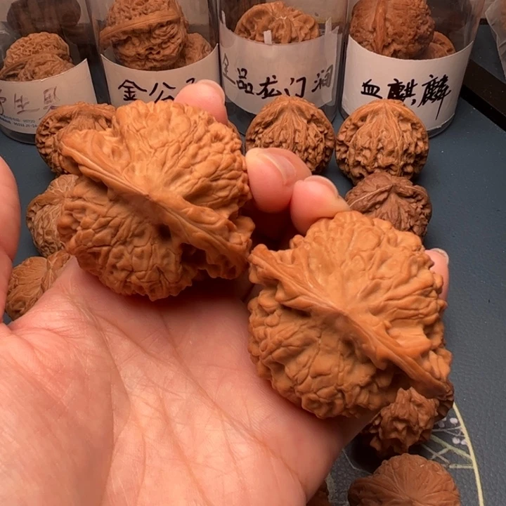 吊坠文玩核桃51王勇官帽全品