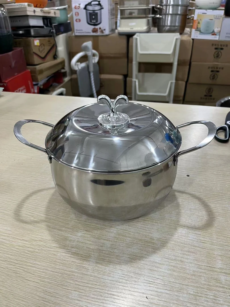 高颜值苹果锅双耳汤锅