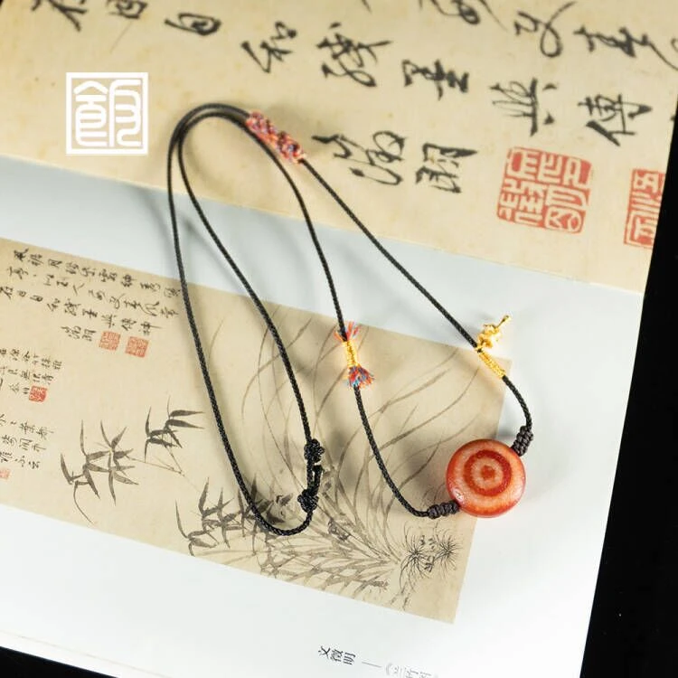 【顺意】饭饭珠宝 天珠玛瑙项链（天然珠宝多样性发）