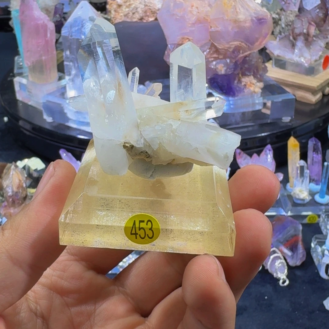 喵***球水晶银S925镶嵌珠宝半成品