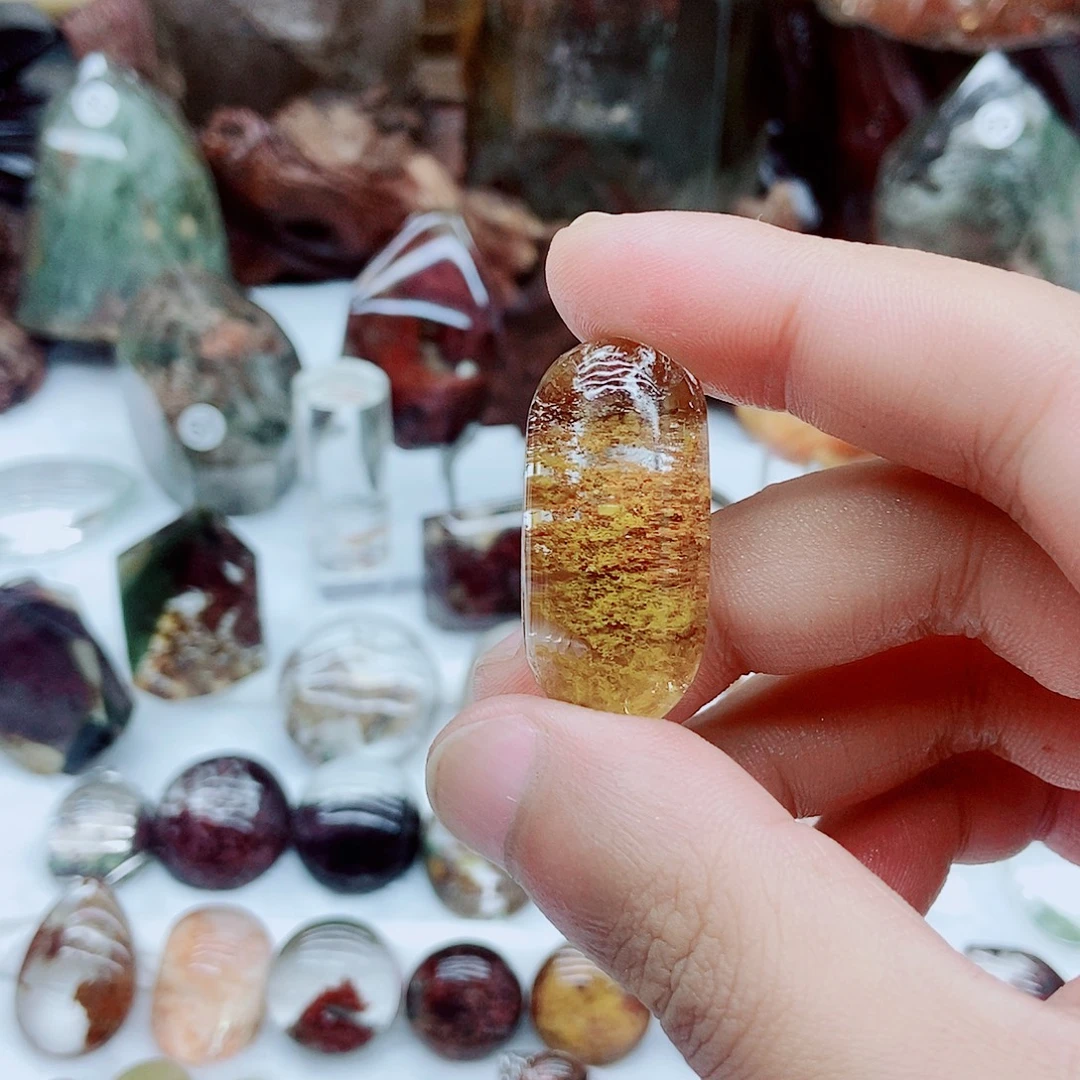 水晶未镶嵌颈饰幽灵吊坠