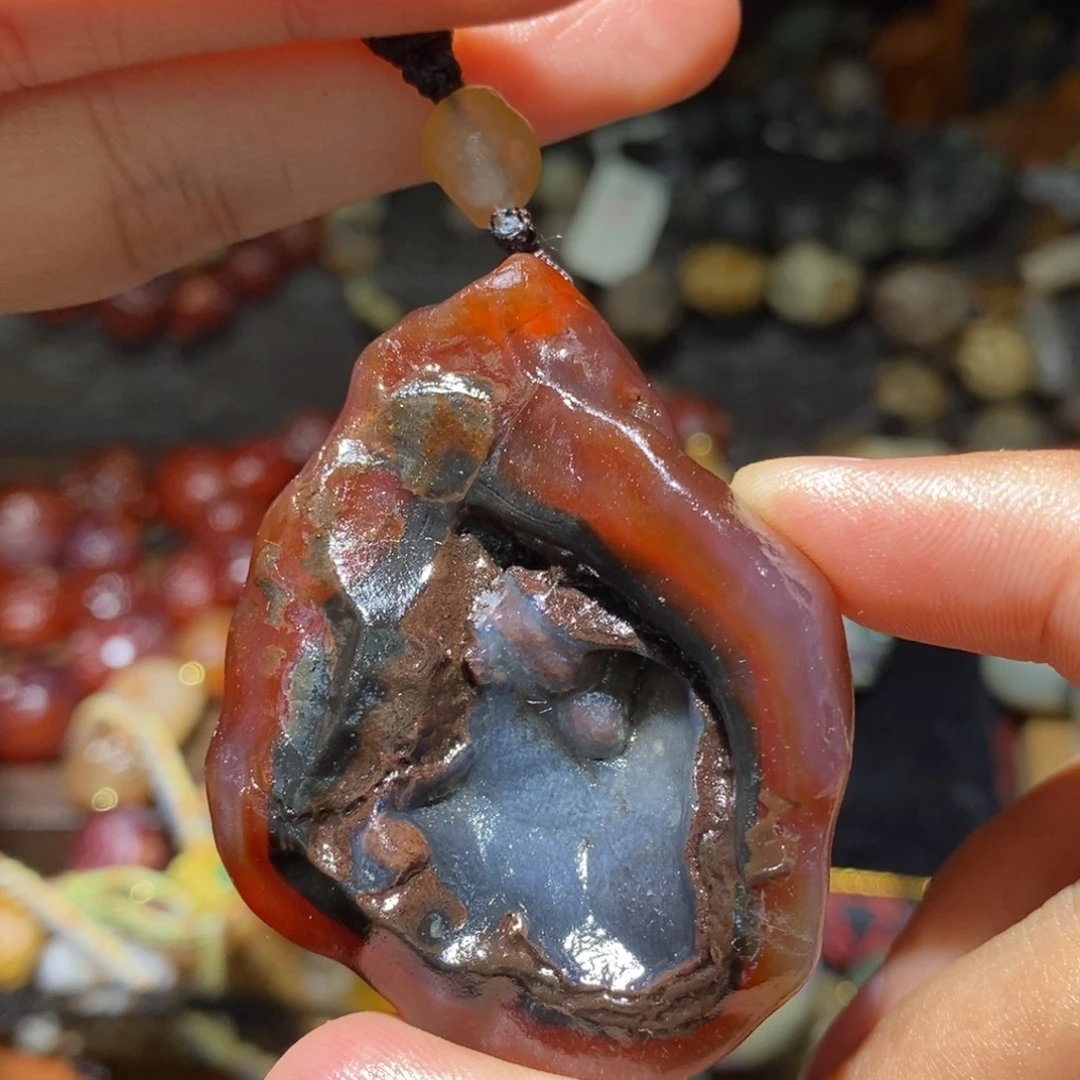 未镶嵌玛瑙/玉髓珠宝半成品