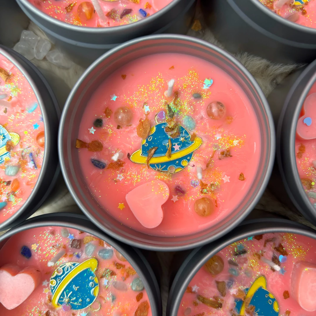 七星连珠清清大综合粉蜡烛【加速心心蜡块】