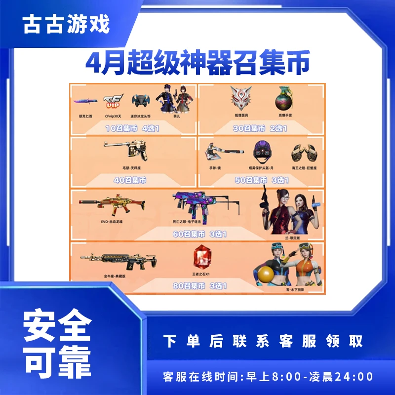 【超级神器】CF4月份超级神器邀请回归好友活动穿越火线80召集币