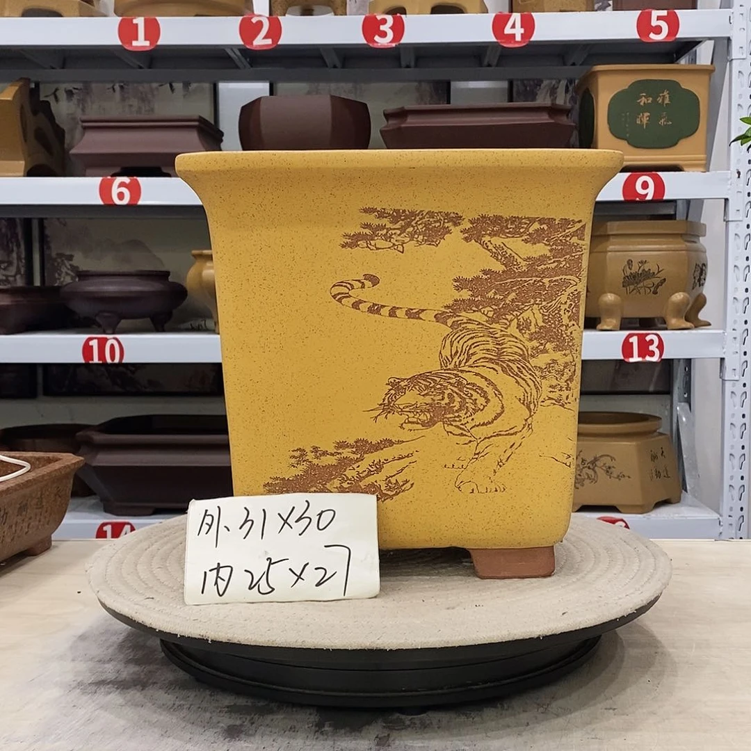 紫砂花盆紫砂花盆