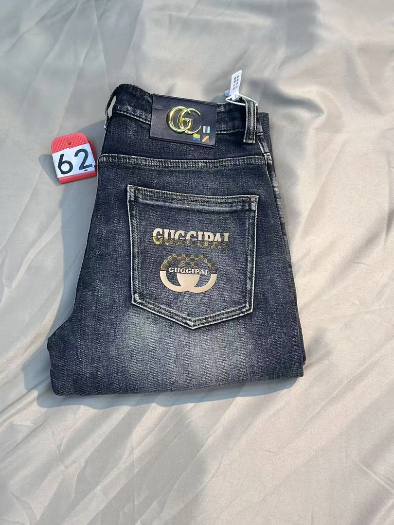 62号直筒裤牛仔裤裤子男士