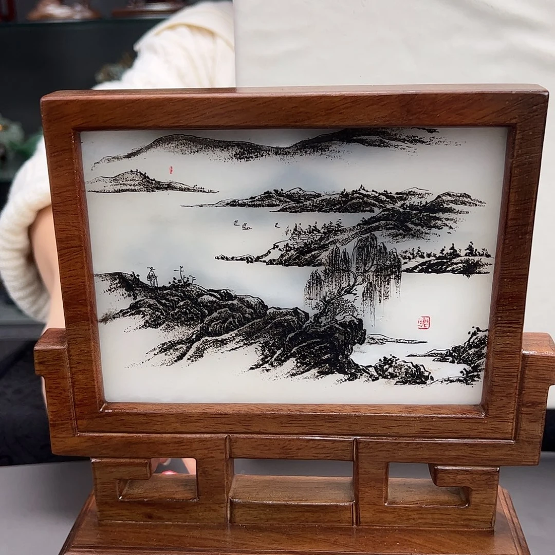 和田玉未镶嵌摆件