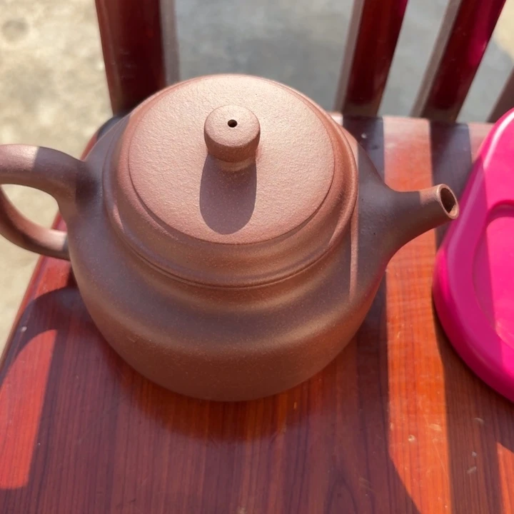 紫砂茶壶紫泥德中450cc