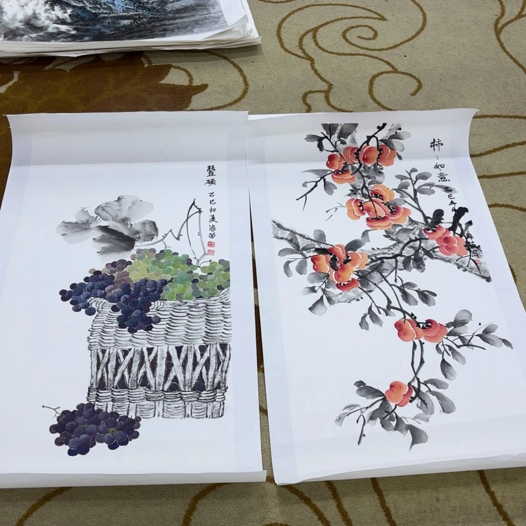 赵***华国画国画老师作品刘