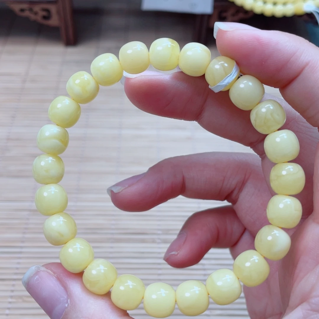 蜜蜡未镶嵌手串蜜蜡