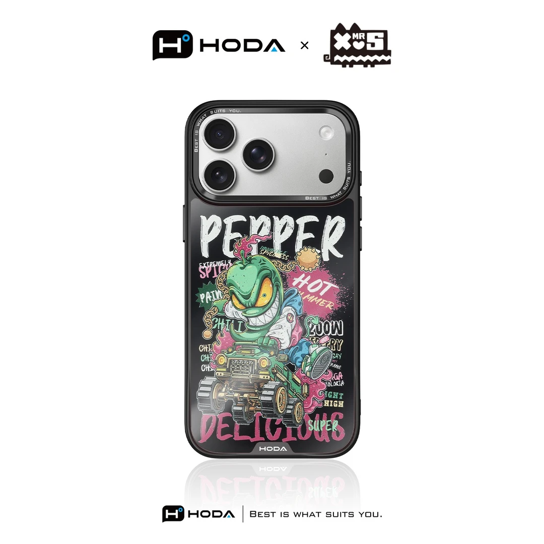 【D7】HODA包子联名【青椒】iPhone17/16/15系列手机壳防摔磁吸创