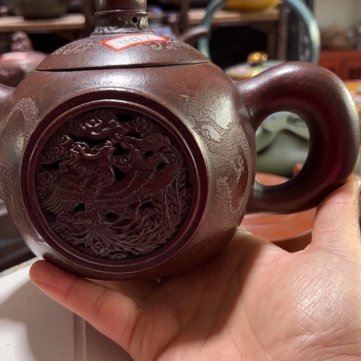 茶壶紫砂紫砂壶收藏起来了！