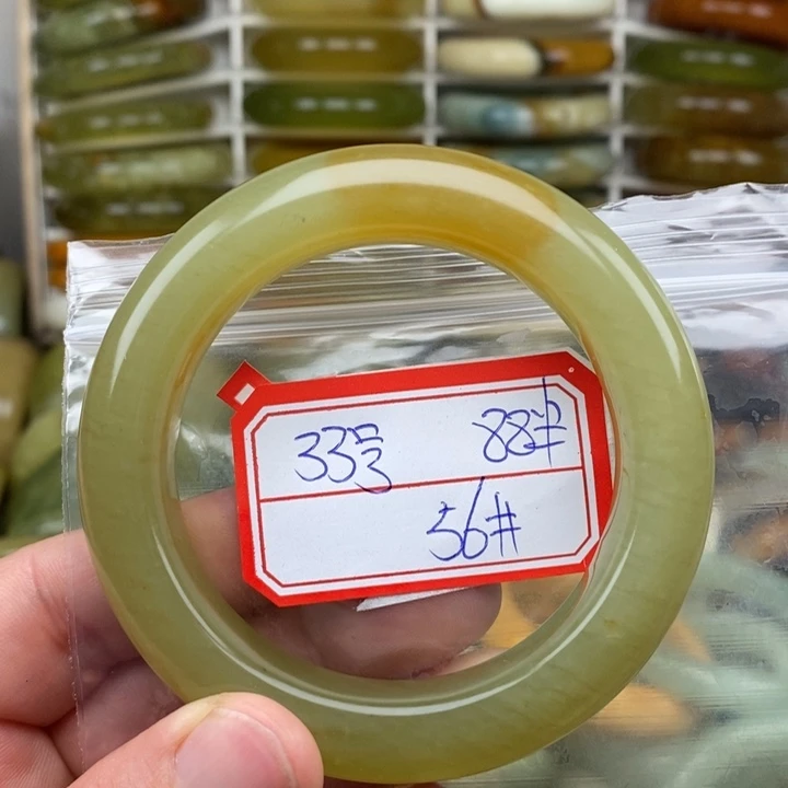 未镶嵌蛇纹石玉手绳