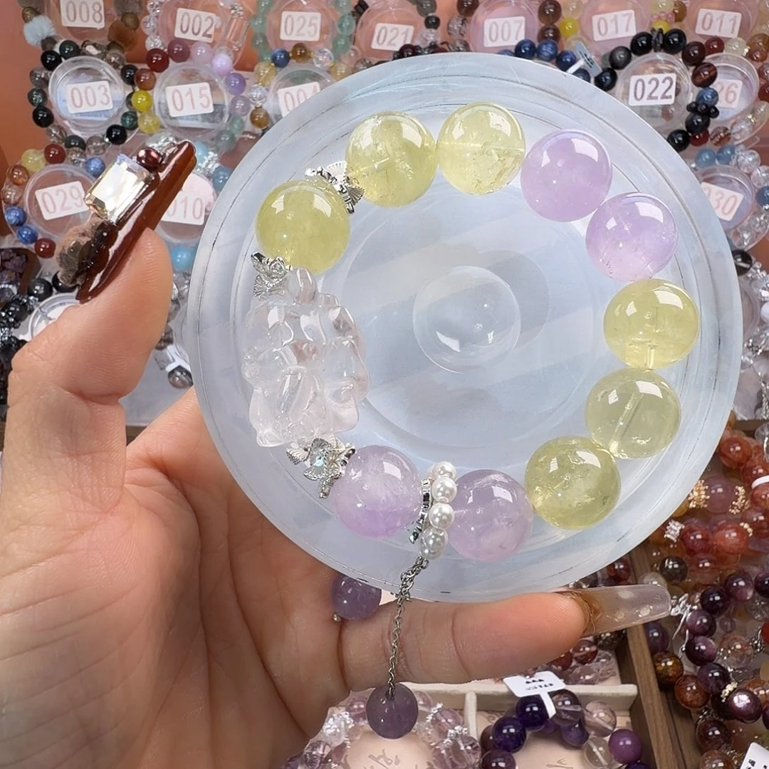 手链水晶合金紫色