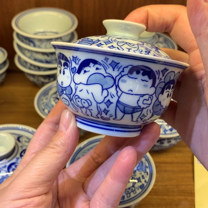 蜡笔小新两才盖碗盖下105毫升134号