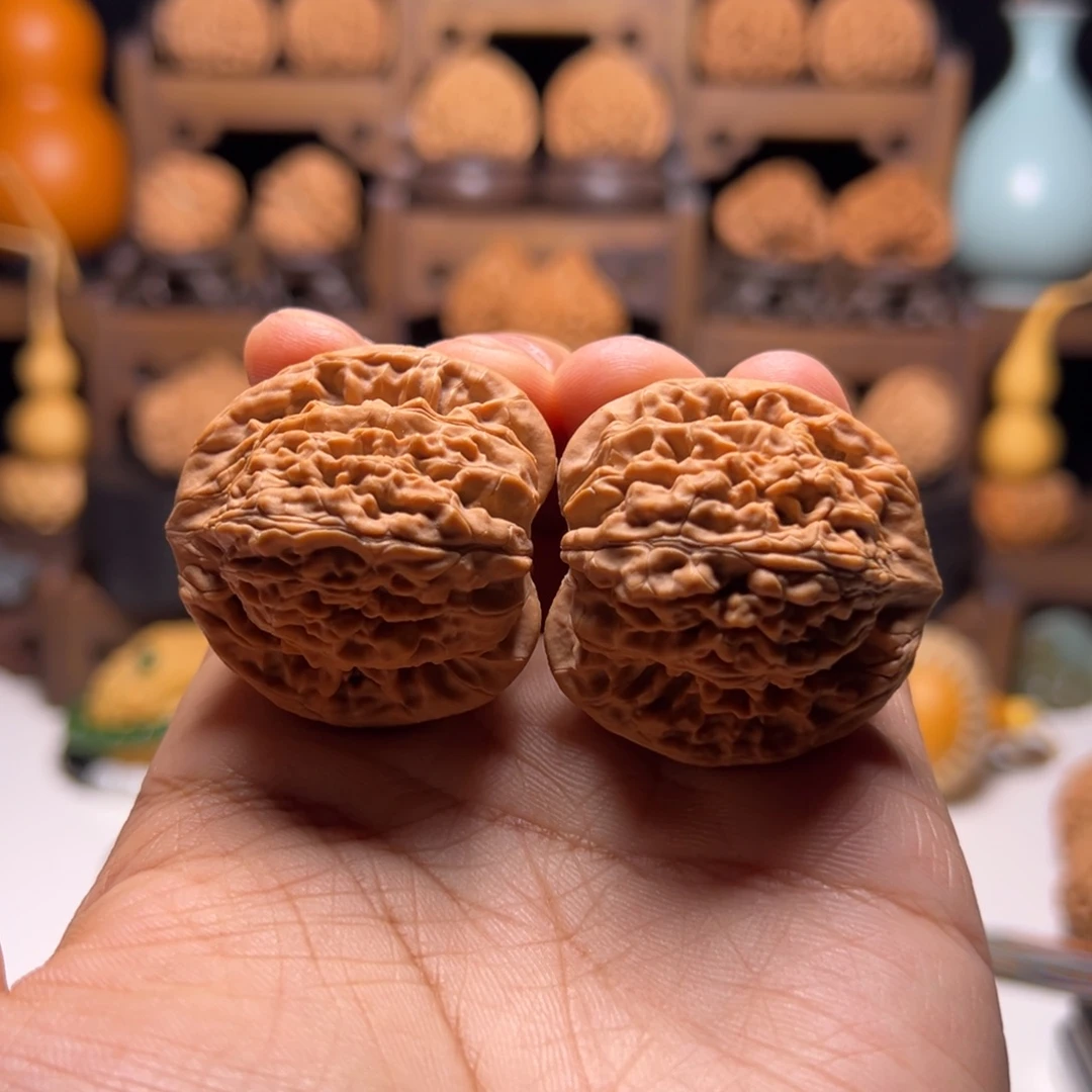 把件文玩核桃39望月