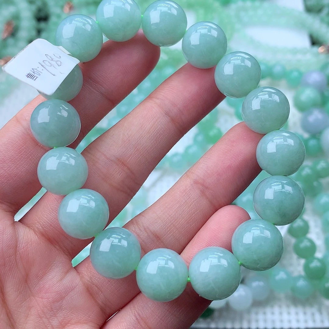 翡翠未镶嵌毛衣链