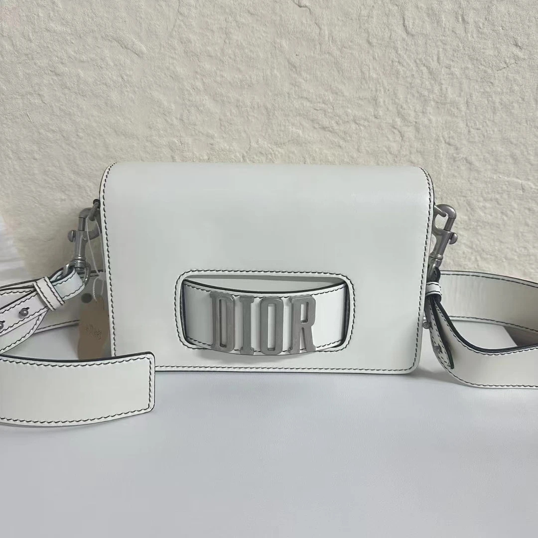 95新 DIOR/迪奥 迪奥白色时尚斜挎包HD 3045