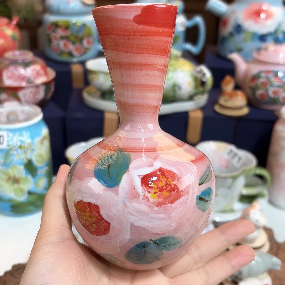 景德镇手绘高温釉下彩陶瓷茶具