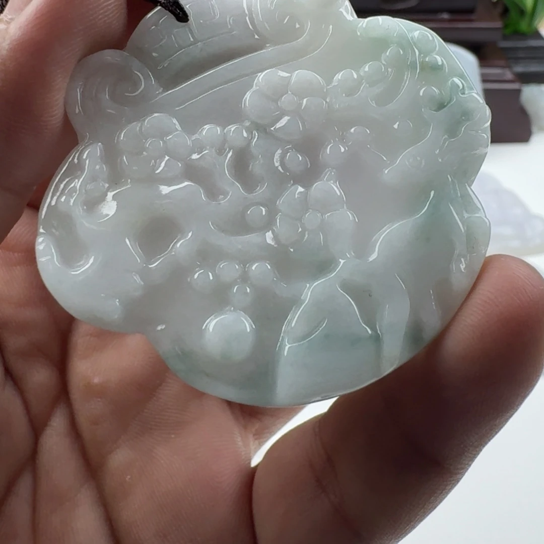 颈饰未镶嵌翡翠天然缅甸A货翡翠