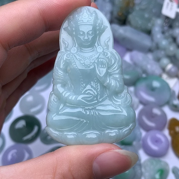 翡翠未镶嵌颈饰天然翡翠