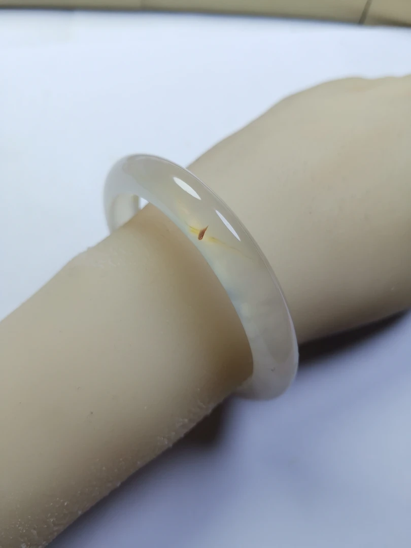 4号新6—52-53圈口-，高冰透，玛瑙玉髓高贵款