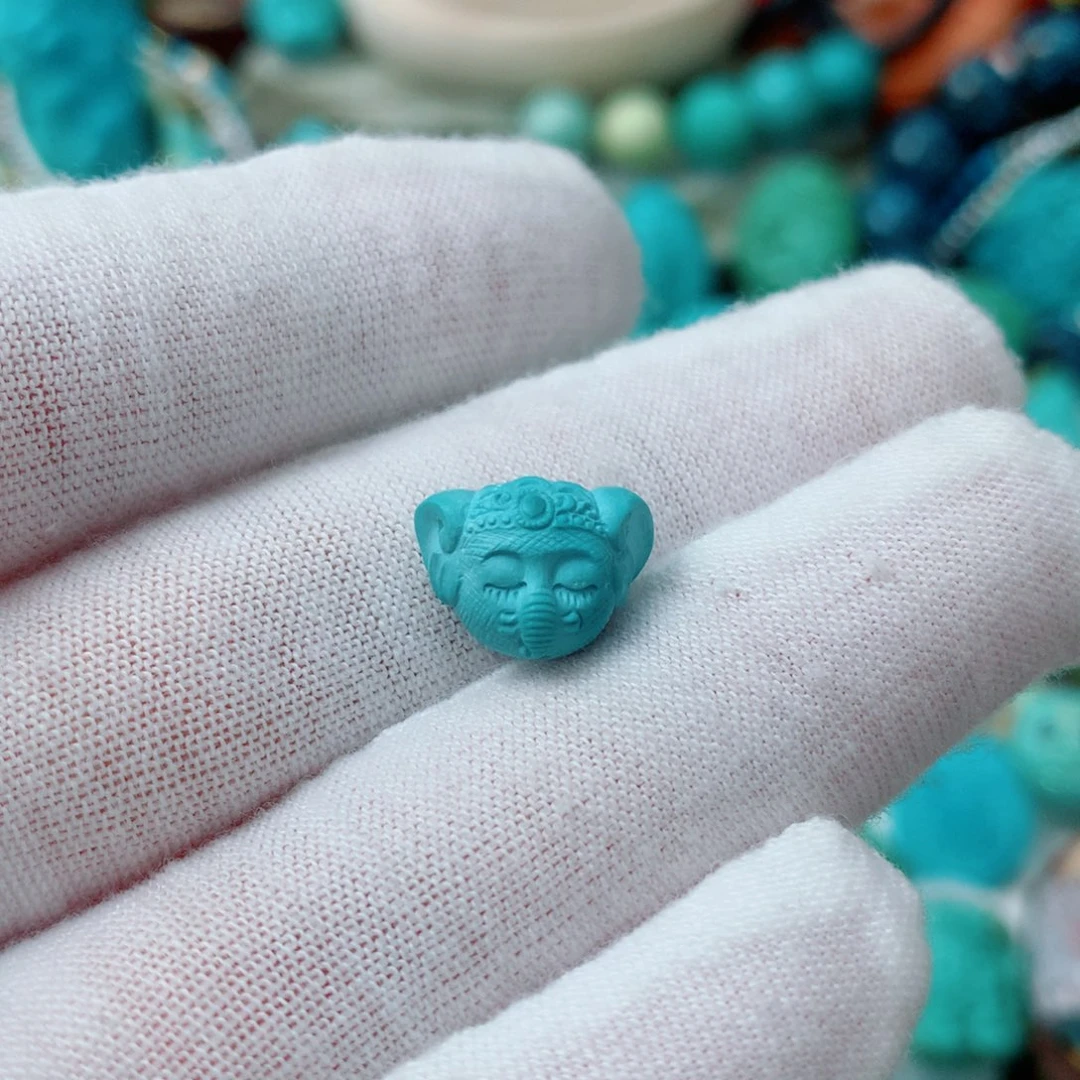 绿松石未镶嵌珠宝半成品