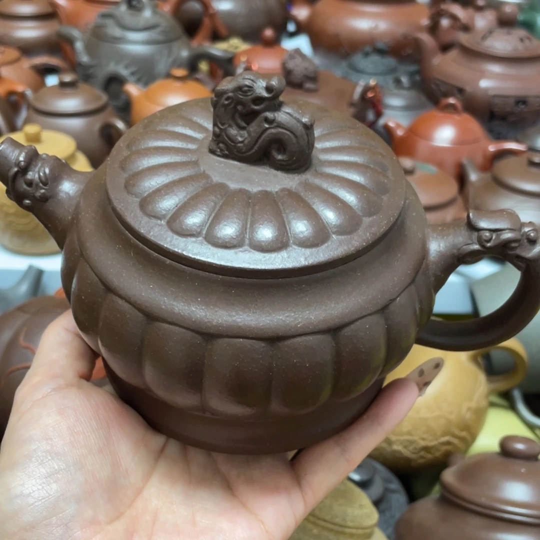 ****子紫砂茶壶紫砂艺术作品