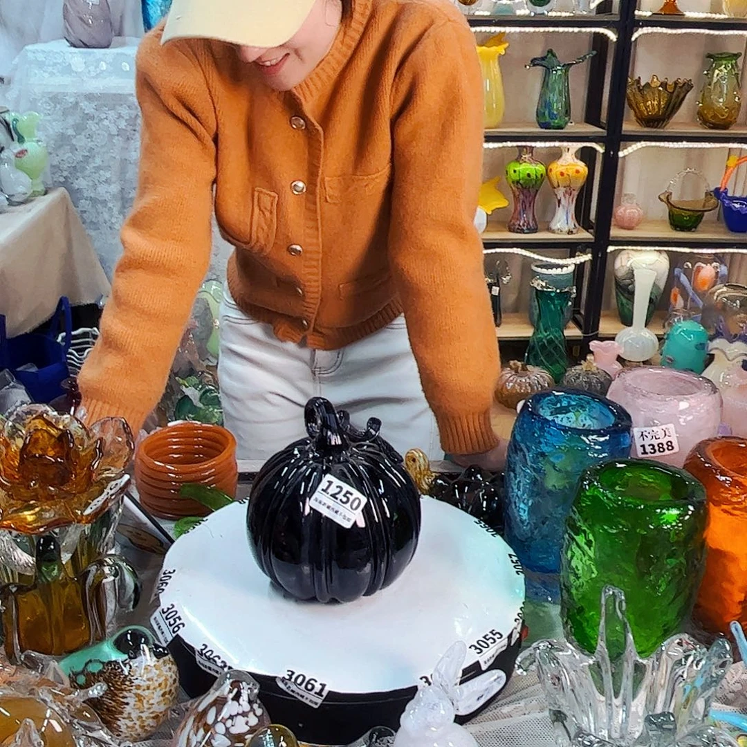 1350瓜 家悦琉璃工艺品不完美