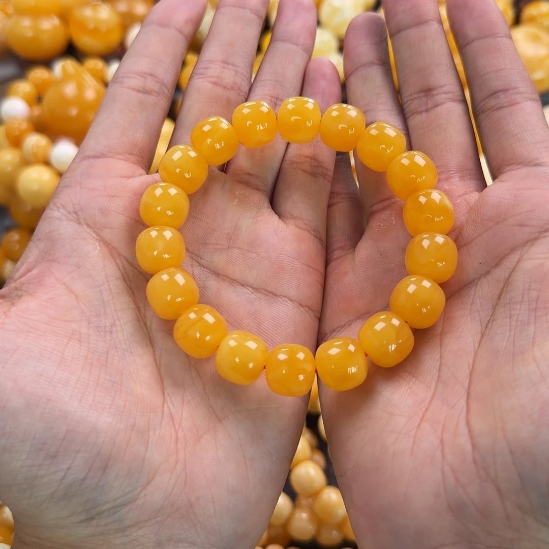 琥珀未镶嵌珠宝奇石13mm同料