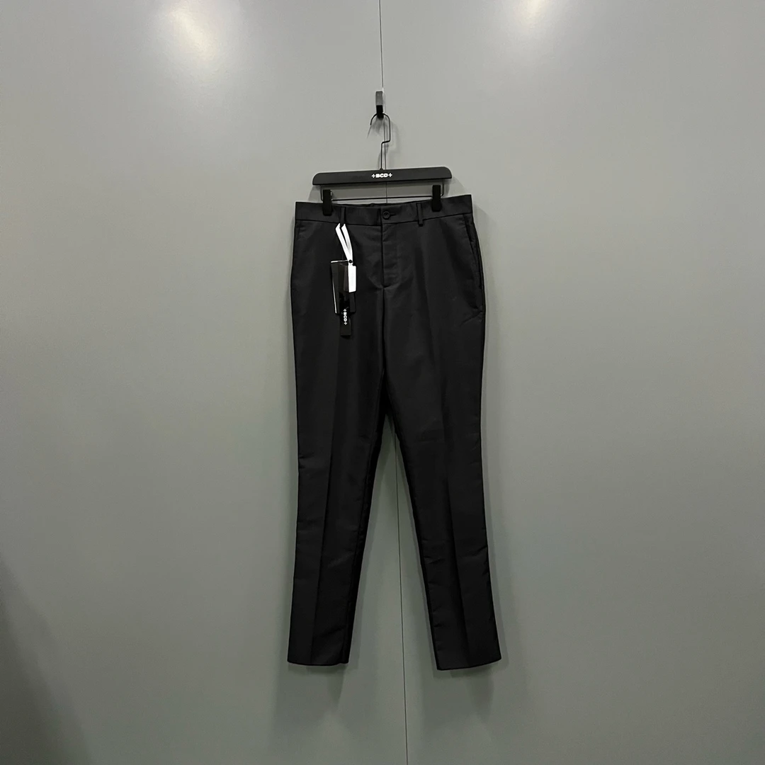 99新 DIOR/迪奥 h88 017646  黑色CD直筒裤