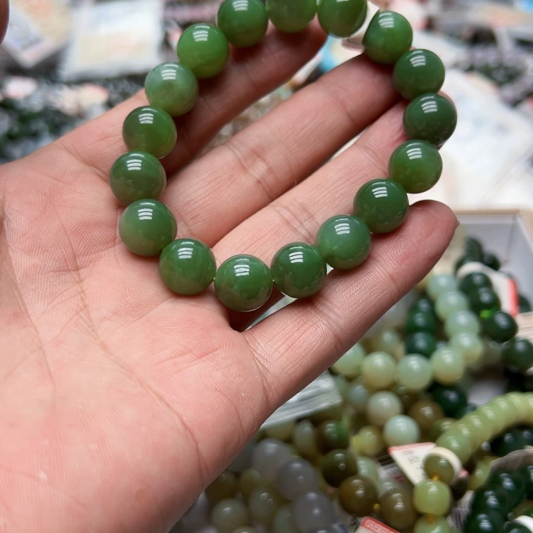 未镶嵌手链水晶碧玉单圈12