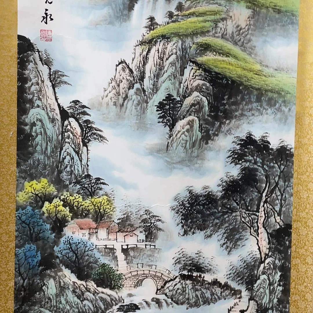 国画老师手笔手绘作品n