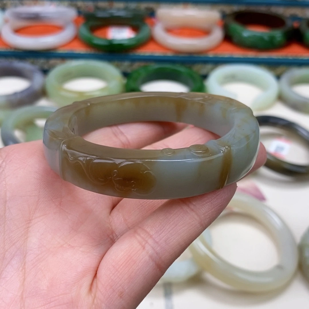 和田玉手镯54.1未镶嵌