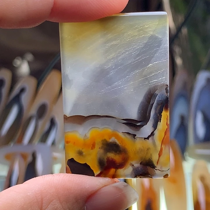 玛瑙/玉髓颈饰未镶嵌155