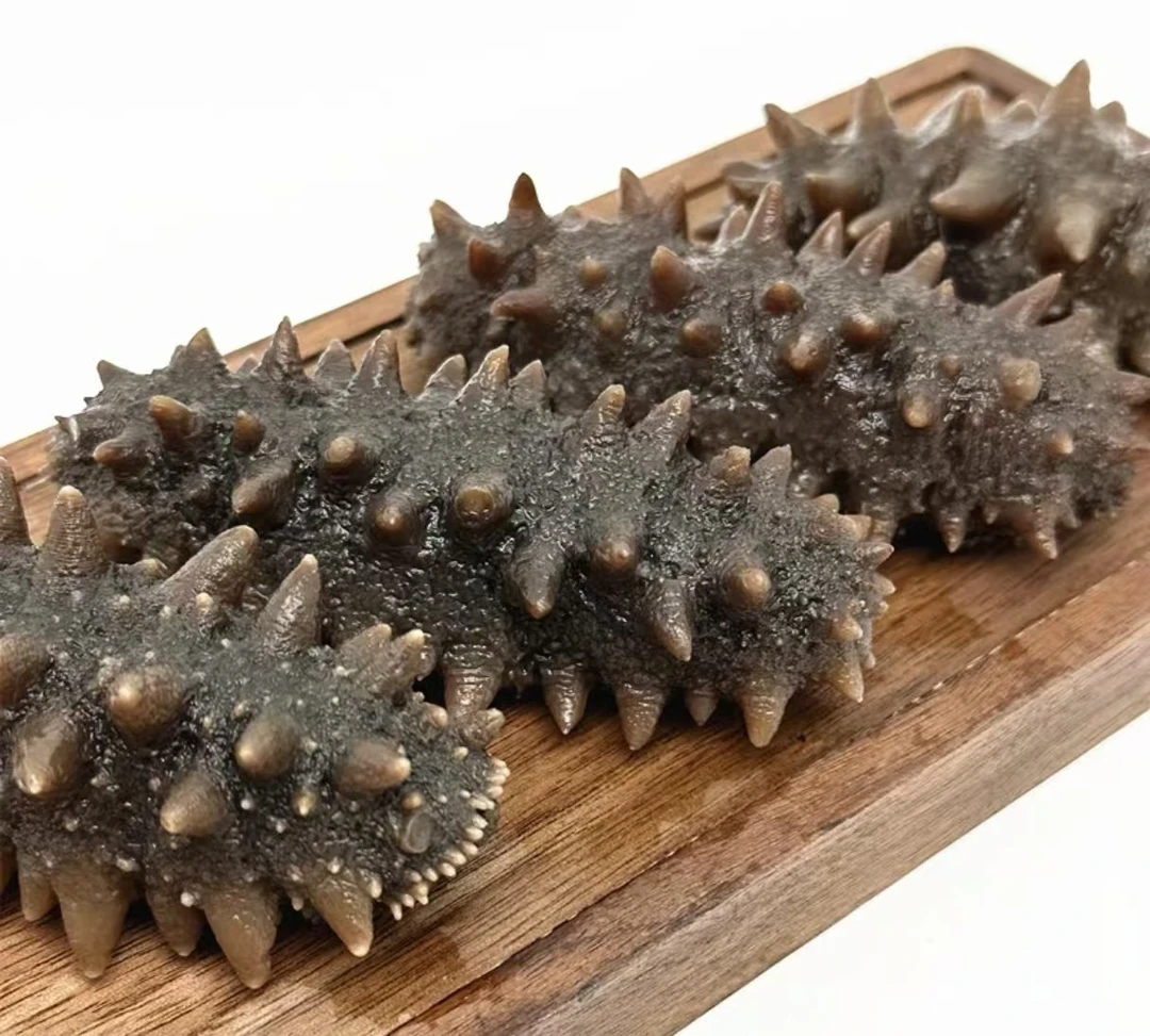 蚂蚁岛半干海参拉缸盐37-40头左右  （湿的）