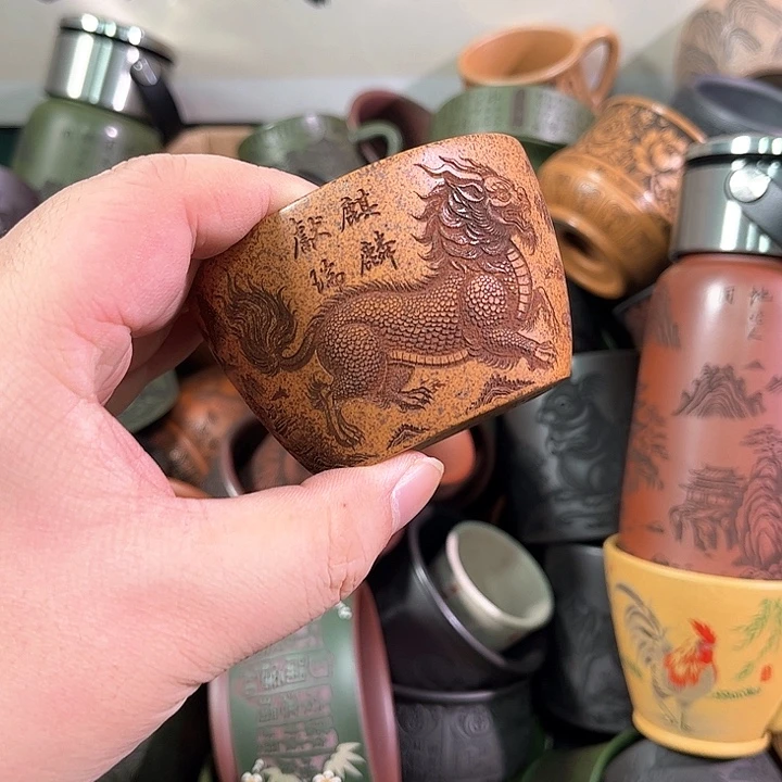 茶杯紫砂全手工紫砂主人杯