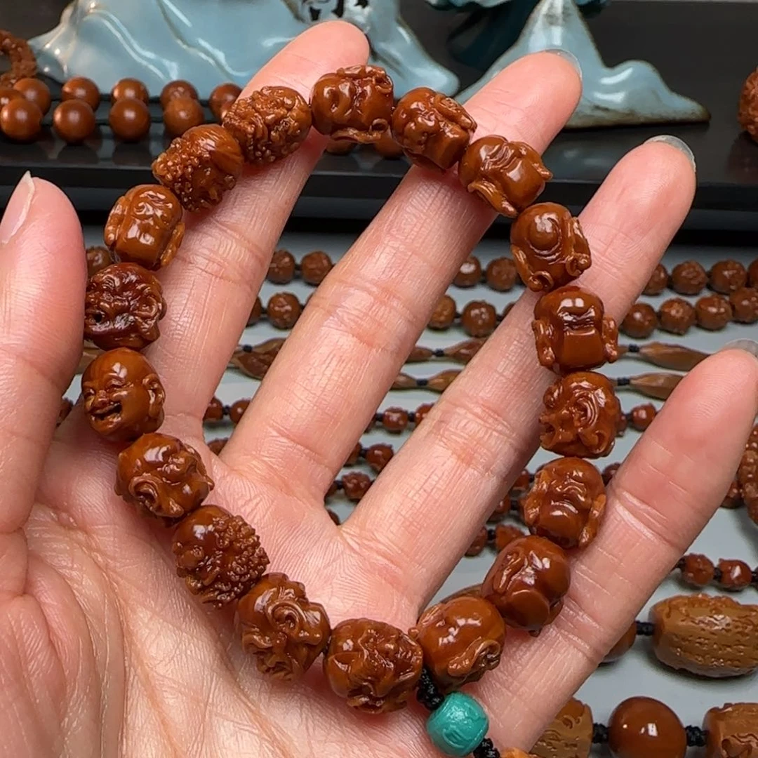 橄榄核手串/手链拙**心1.1小籽罗汉定金