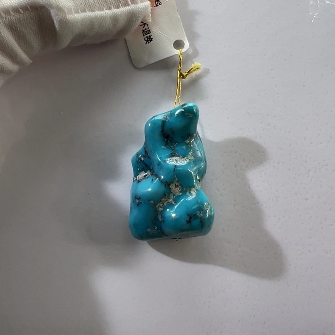 绿松石未镶嵌挂件