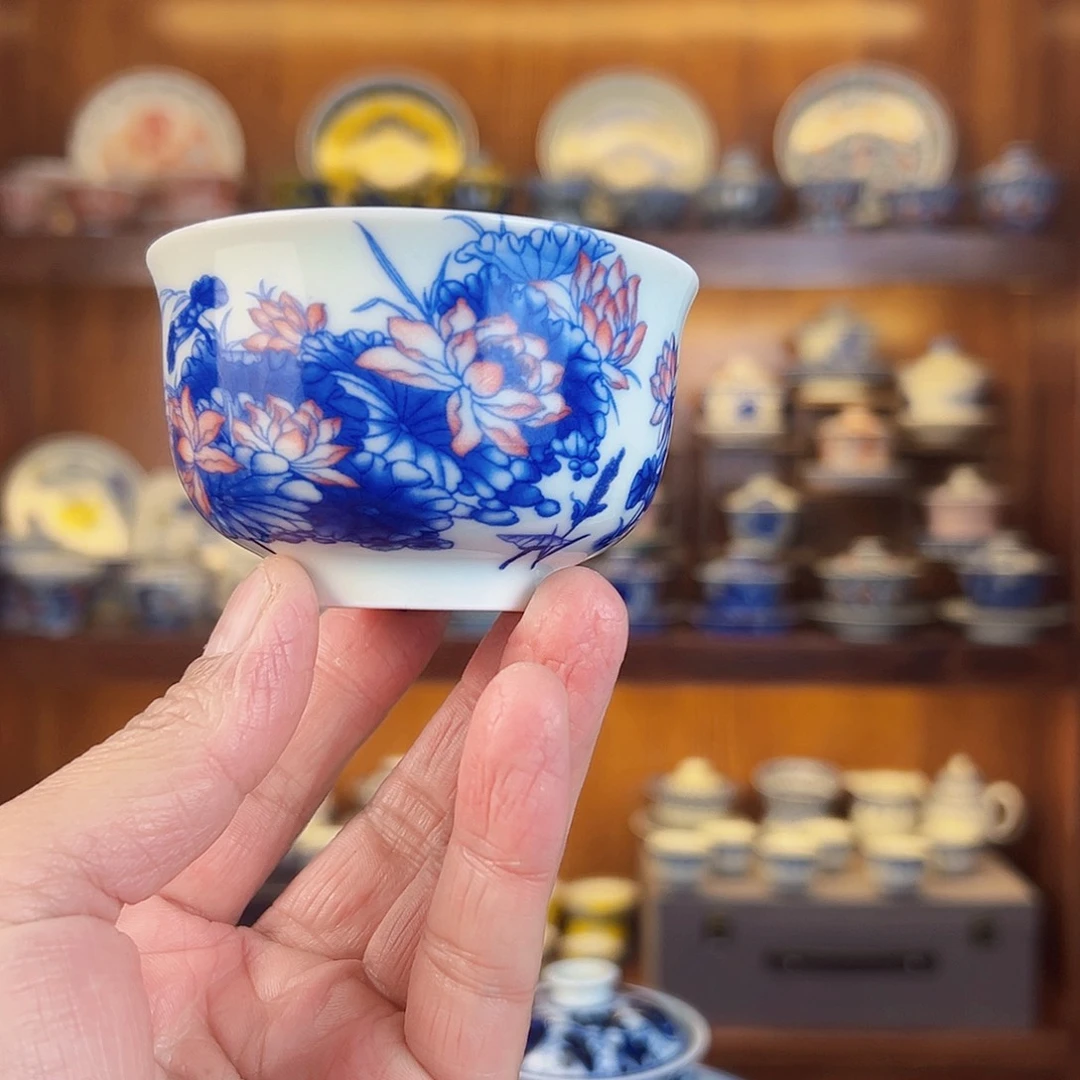 宸**麻尼古桑坊又中彩荷花如是杯