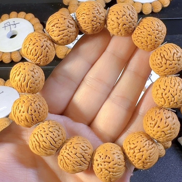 思***厚桃核吊坠白月光桃核